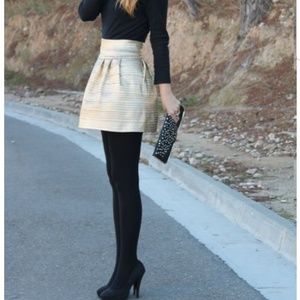 Fit and Flare mini skirt